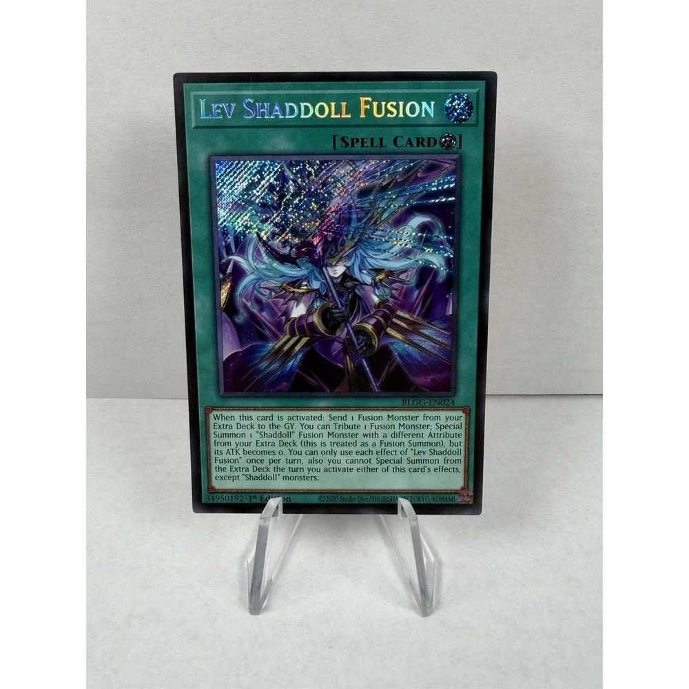 Yugioh! 1x Lev Shaddoll Fusion BLGG-EN024 Secret Rare 1st Ed NM